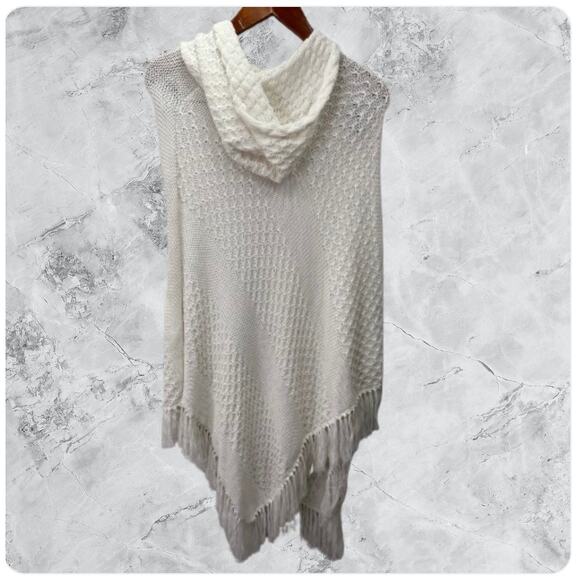 Cotton Natural Women’s Poncho Sweater One Size NEW # H197 - Picture 4 of 9